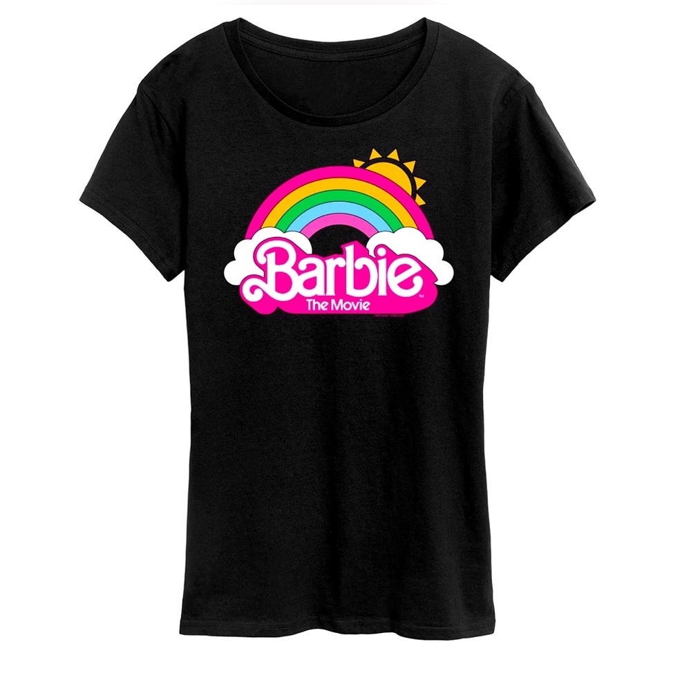 Barbie The Movie Logo Rainbow Tee Short Sleeve Graphic Tee